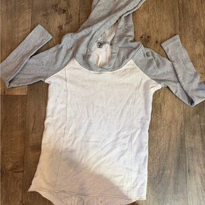 Fox Gray and Cream Knit Sweater